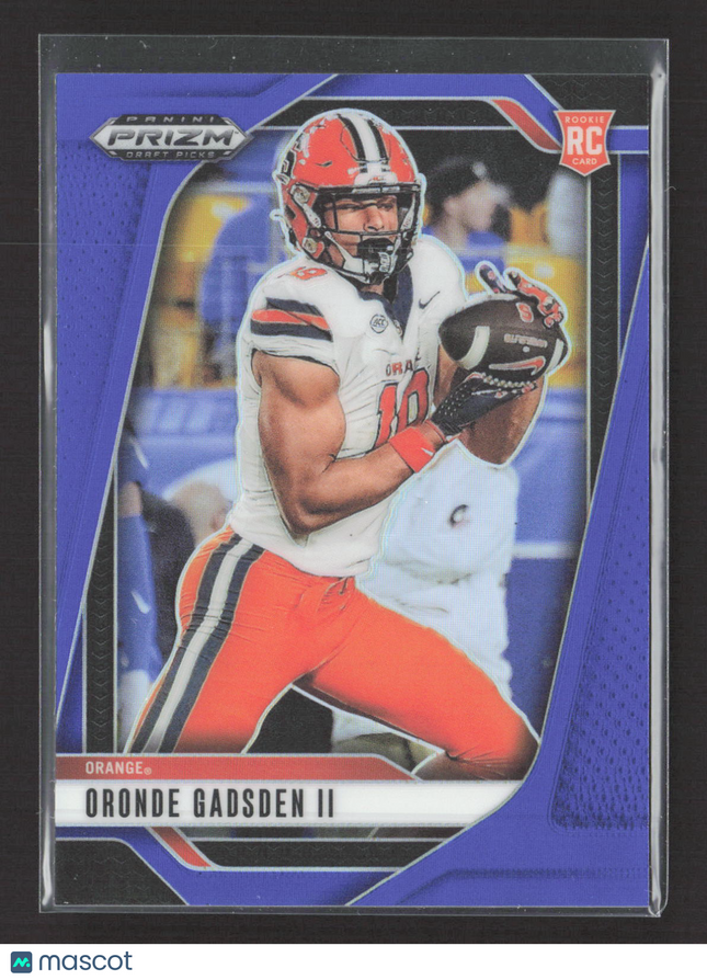 2025 Panini Prizm Draft Picks Oronde Gadsden II #117 Purple RC 140/249