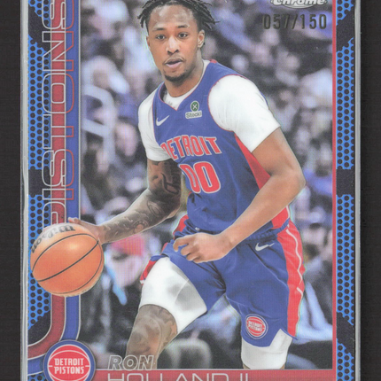 2025 Topps Chrome Ron Holland II #16 Blue Sonar Refractor 057/150