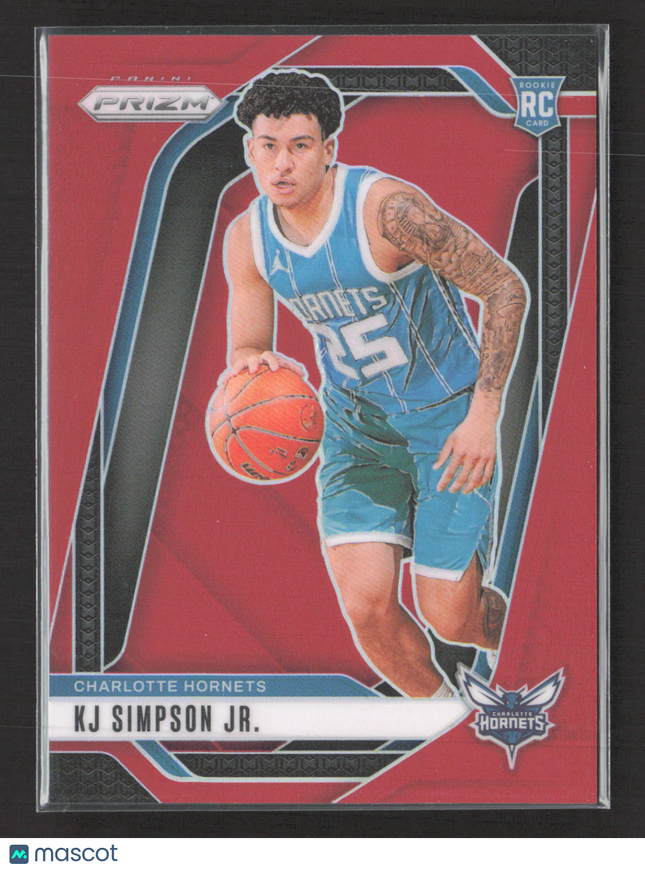 2024 Panini Prizm KJ Simpson Jr. #247 Red 277/299 RC