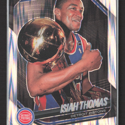2025 Panini Prizm Black Isiah Thomas #293 Silver 036/249
