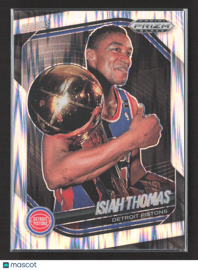 2025 Panini Prizm Black Isiah Thomas #293 Silver 036/249