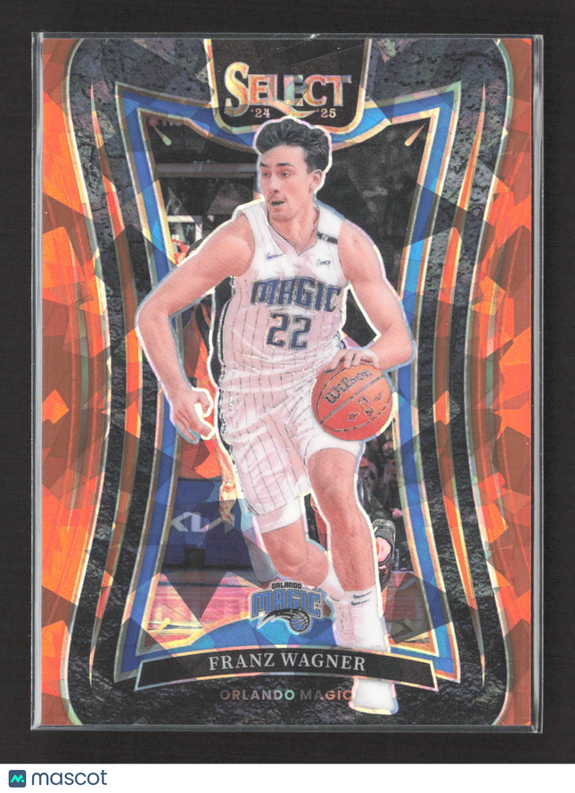 2025 Panini Select Prizm Franz Wagner #314 Orange Mezzanine