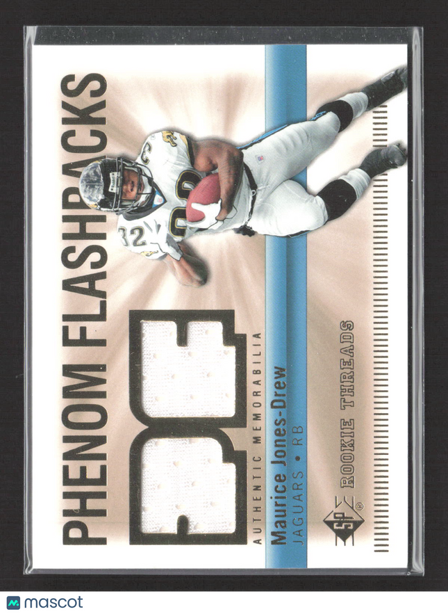 2007 Upper Deck SP Rookie Threads Phenom Flashbacks Maurice Jones-Drew #PHF-MJ
