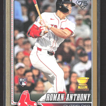 2026 Topps Series One Roman Anthony #189 Gold RC