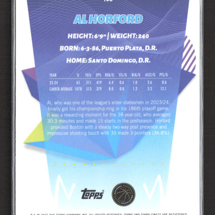 2025 Topps Finest Al Horford #106 029/125