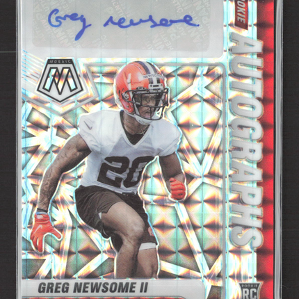 2021 Panini Mosaic Prizm Greg Newsome II #RA-68 RC