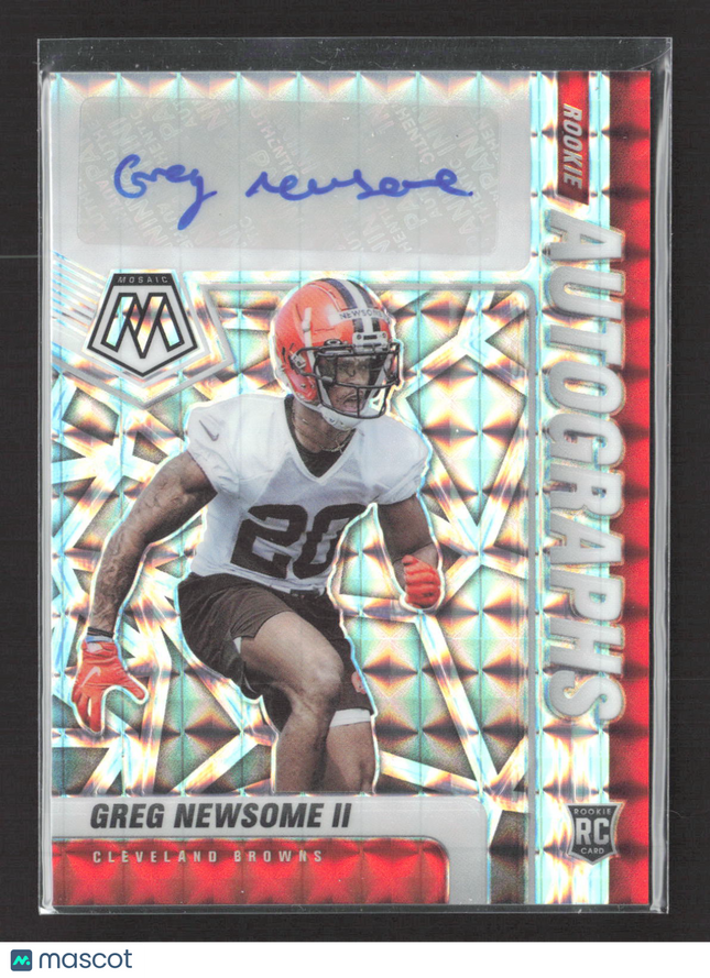 2021 Panini Mosaic Prizm Greg Newsome II #RA-68 RC