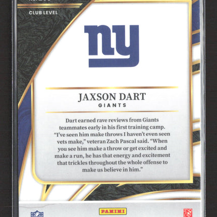 2026 Panini Select Football Jaxson Dart #293 Club Level RC