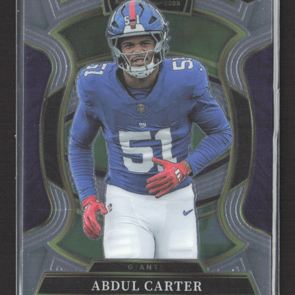2026 Panini Select Football Concourse Abdul Carter #95 RC