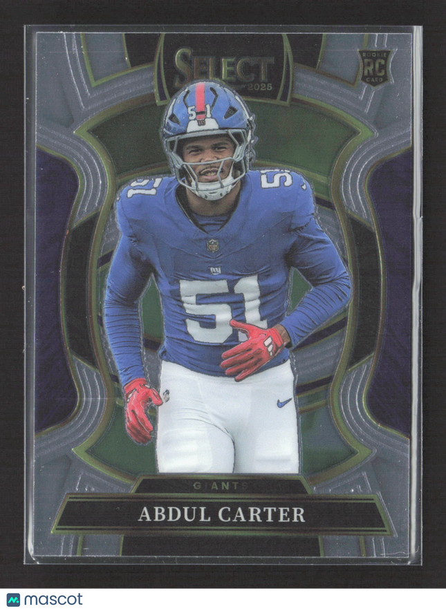 2026 Panini Select Football Concourse Abdul Carter #95 RC