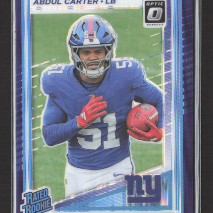 2025 Panini Donruss Optic Football Abdul Carter #300 Purple Shock