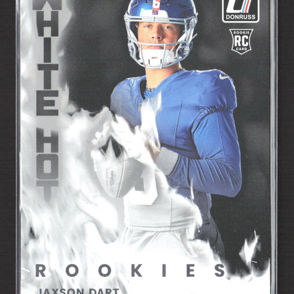 2025 Panini Donruss White Hot Rookies Jaxson Dart #WHR-JXD RC