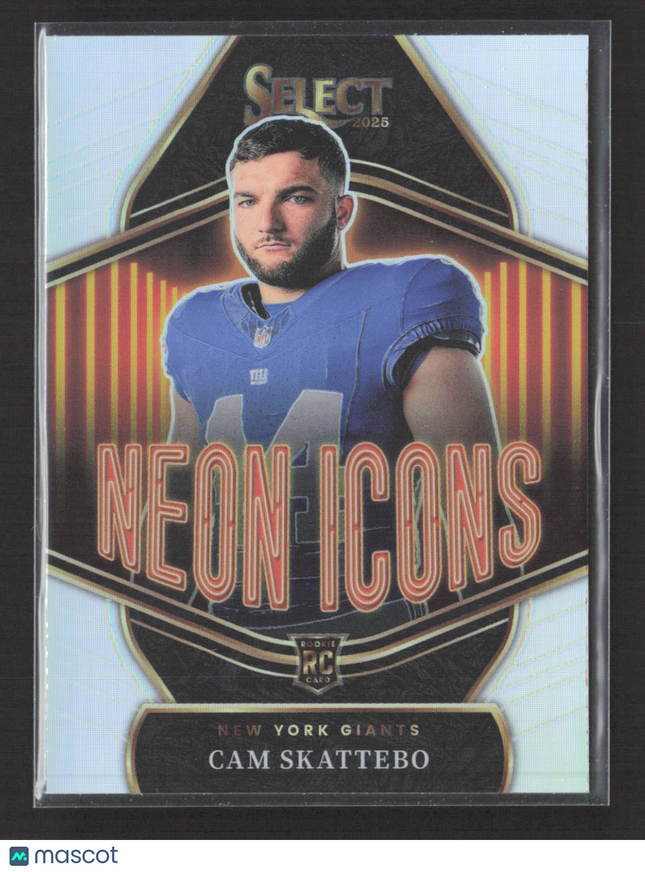 2026 Panini Select Neon Icons Cam Skattebo #20 RC