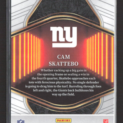 2026 Panini Select Neon Icons Cam Skattebo #20 RC