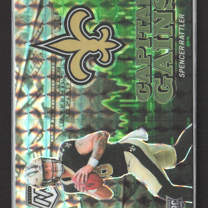 2024 Panini Mosaic Prizm Capital Gains Spencer Rattler #5 RC