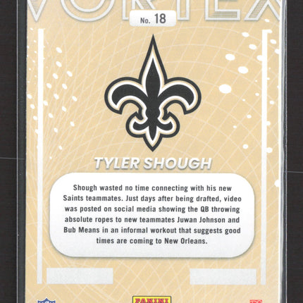 2025 Panini Donruss Vortex Tyler Shough #18 RC