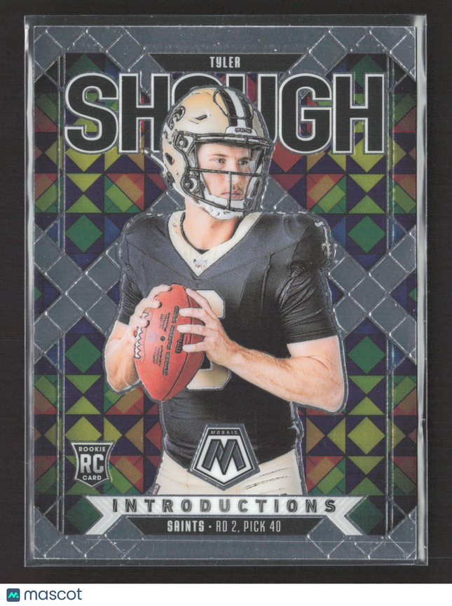 2025 Panini Mosaic Mosaic Introductions Tyler Shough #9 RC
