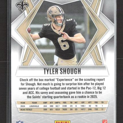 2025 Panini Phoenix Football Tyler Shough #169 Mosaic RC