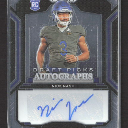 2025 Panini Prizm Draft Picks Nick Nash #DPA-NNH RC