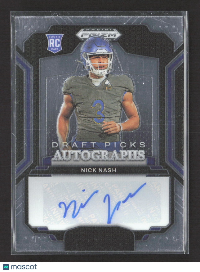 2025 Panini Prizm Draft Picks Nick Nash #DPA-NNH RC