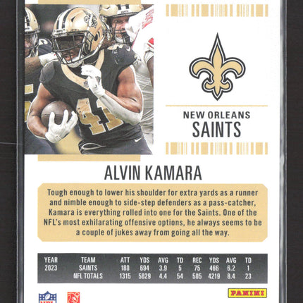 2025 Panini Contenders Football Alvin Kamara #71 05/49