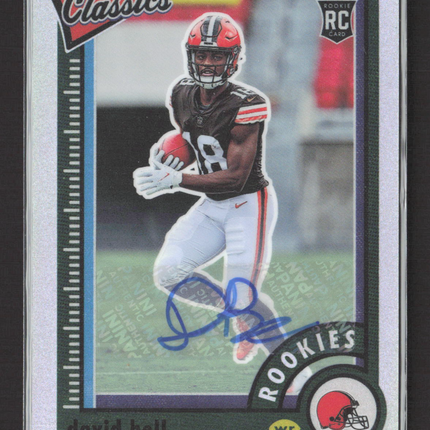 2022 Panini Classics Football David Bell #178 RC