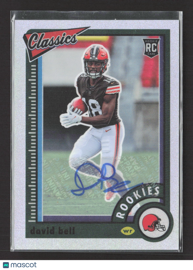 2022 Panini Classics Football David Bell #178 RC