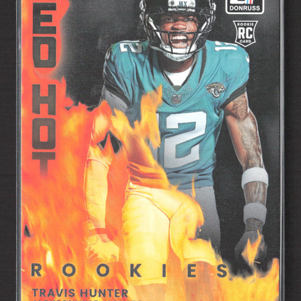 2025 Panini Donruss Red Hot Rookies Travis Hunter #RHR-TVH RC