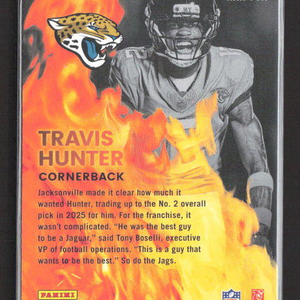 2025 Panini Donruss Red Hot Rookies Travis Hunter #RHR-TVH RC