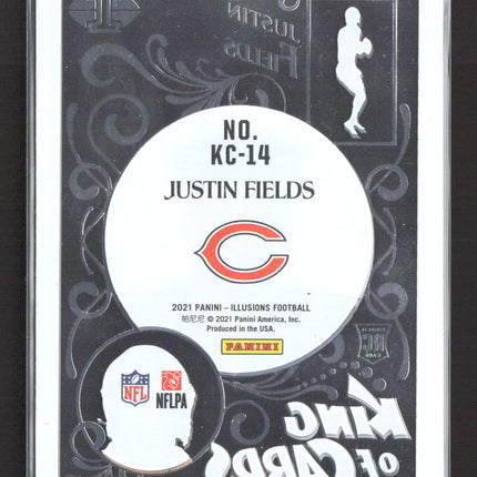 2021 Panini Illusions King of Cards Justin Fields #KC-14 RC