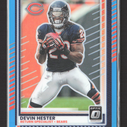 2025 Panini Donruss Optic Football Prizm Devin Hester #43 Blue 253/349