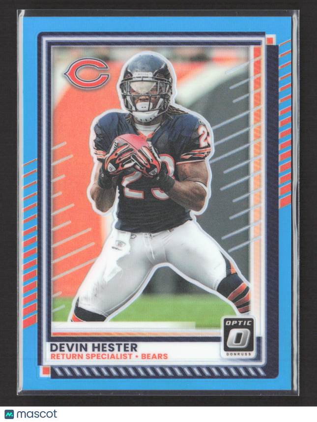 2025 Panini Donruss Optic Football Prizm Devin Hester #43 Blue 253/349
