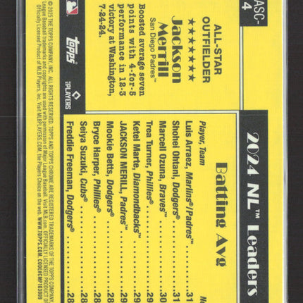 2025 Topps Chrome All-Star National Jackson Merrill #90ASC-4 Mega Box Mojo