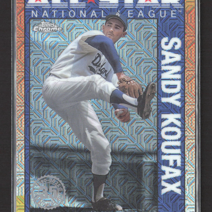 2025 Topps Chrome Sandy Koufax #90ASC-46 Mojo Refractor