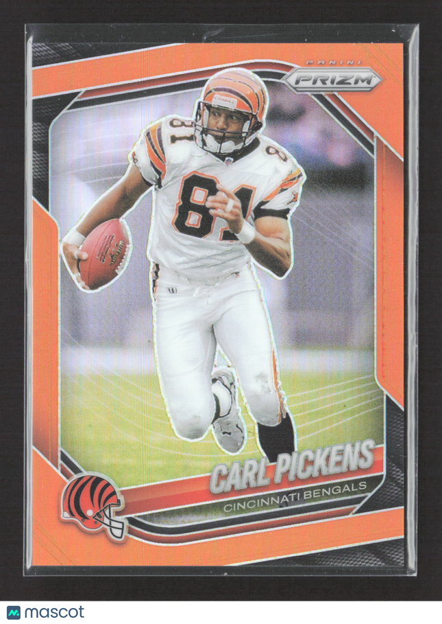 2025 Panini Prizm Carl Pickens #152 Orange /249