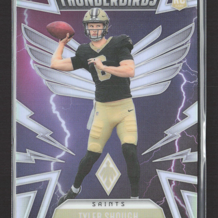 2025 Panini Phoenix Thunderbirds Tyler Shough #37 RC Silver
