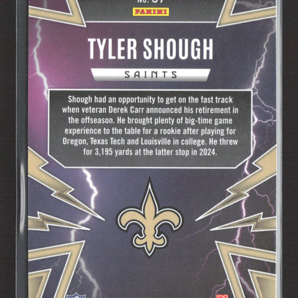 2025 Panini Phoenix Thunderbirds Tyler Shough #37 RC Silver