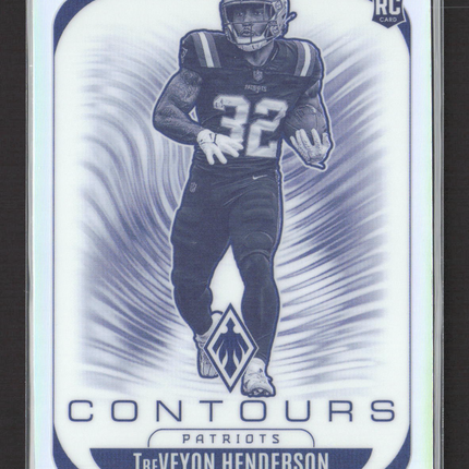2025 Panini Phoenix Contours TreVeyon Henderson #22 RC