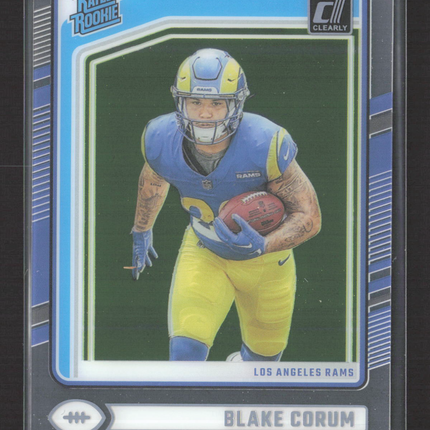 2025 Panini Clearly Donruss Blake Corum #76