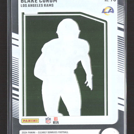 2025 Panini Clearly Donruss Blake Corum #76