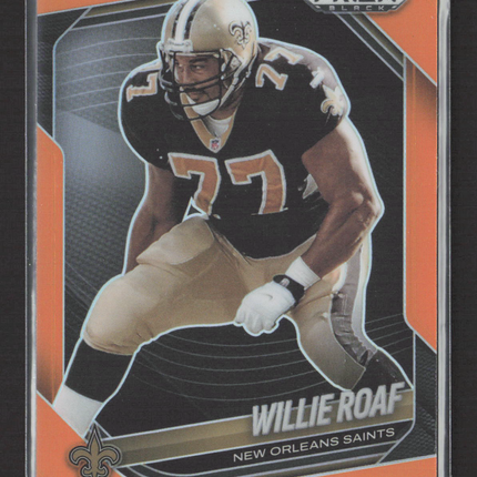 2026 Panini Prizm Black Football Willie Roaf #96 Orange 28/49