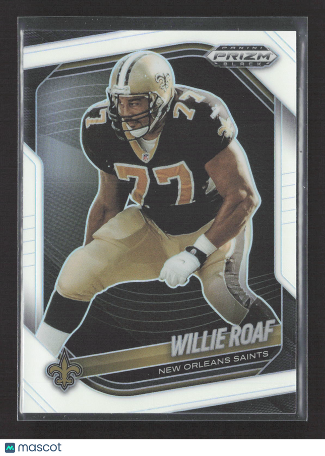 2026 Panini Prizm Black Willie Roaf #96 White 117/175