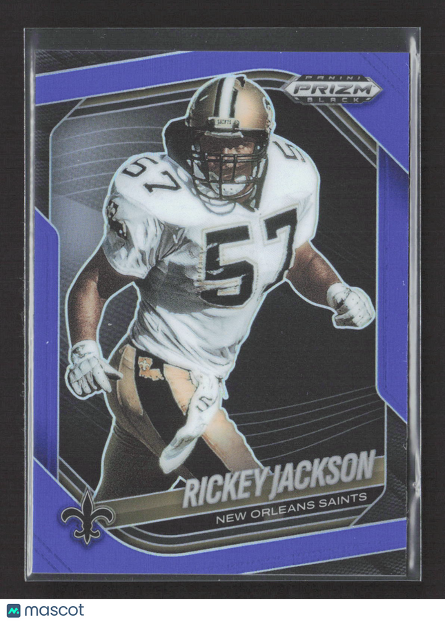 2026 Panini Prizm Black Rickey Jackson #95 Purple 025/199