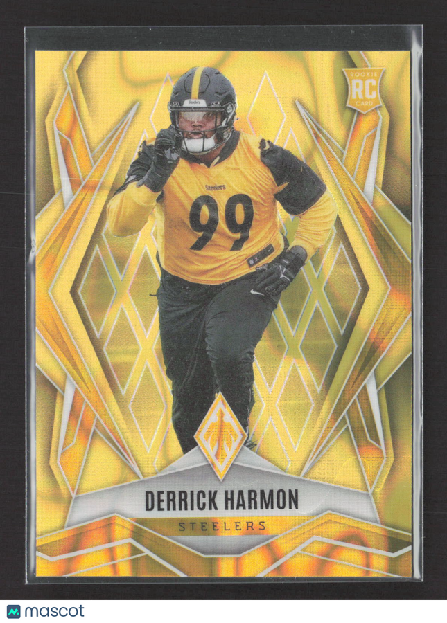 2025 Panini Phoenix Football Derrick Harmon #241 RC 005/125 Yellow