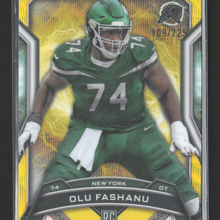2025 Topps Resurgence Olu Fashanu #174 Yellow RC 109/225