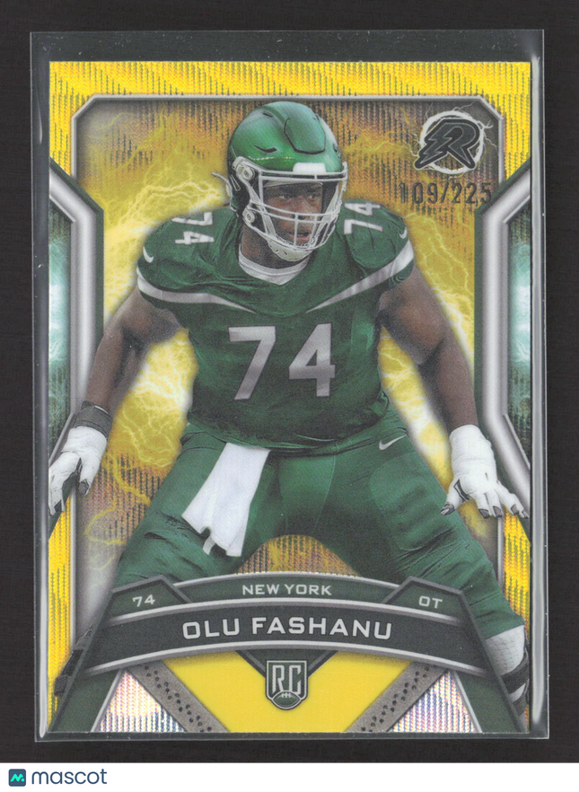 2025 Topps Resurgence Olu Fashanu #174 Yellow RC 109/225