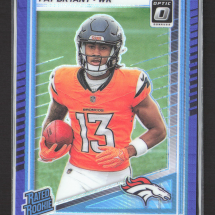 2025 Panini Donruss Optic Football Pat Bryant #215 Blue Hyper