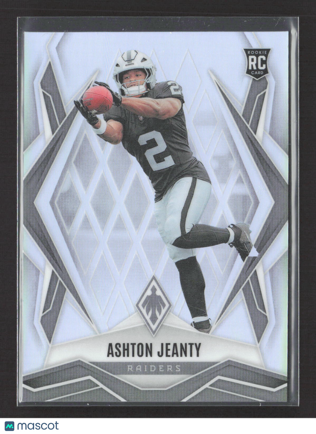 2025 Panini Phoenix Football Ashton Jeanty #158 RC Silver