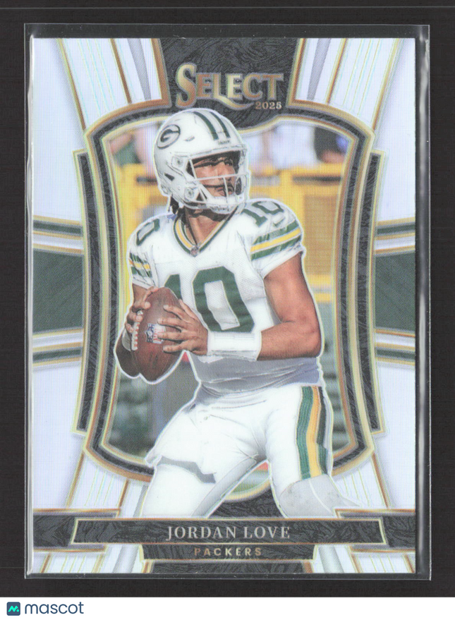 2026 Panini Select Prizm Jordan Love #168 Premier Level Silver
