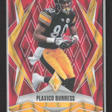 2025 Panini Phoenix Football Plaxico Burress #35 85/99 Red